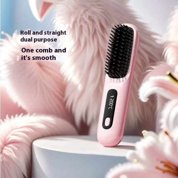 Dolcena™ Cordless 2 In 1 Hot Comb (Negative Ion, USB Charging)