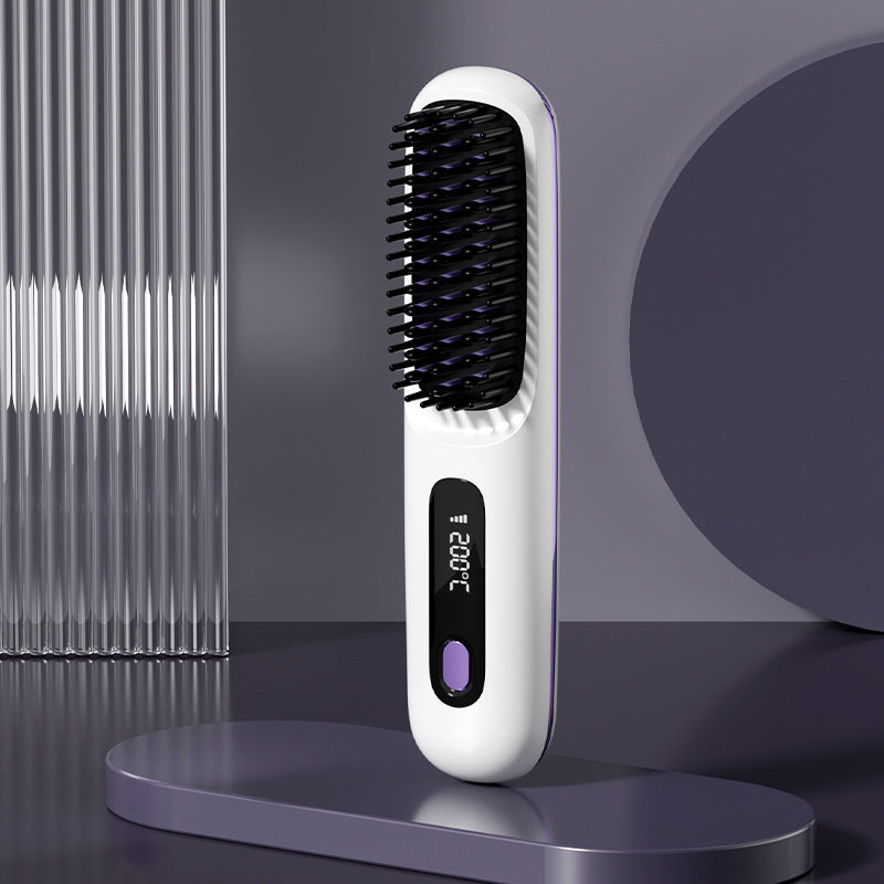 Dolcena™ Cordless 2 In 1 Hot Comb (Negative Ion, USB Charging)