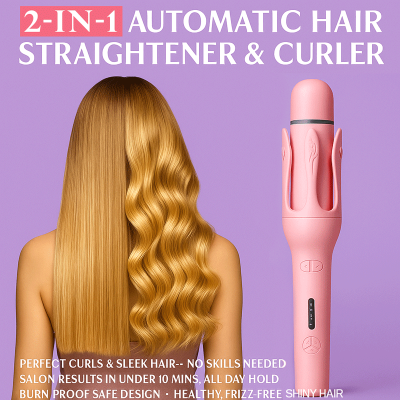 Dolcena™ 2-in-1  Hair Straightener & Curler (2025|Negative Ion)