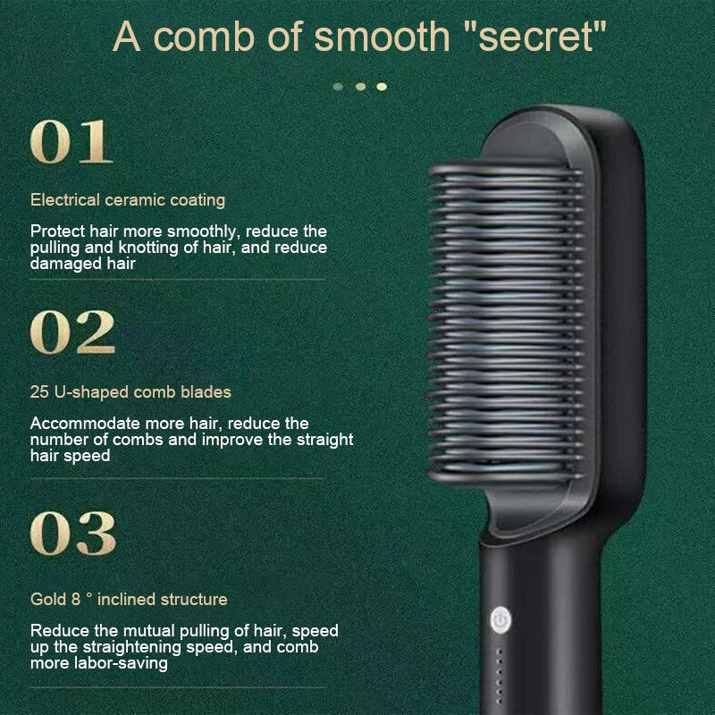 Dolcena™ Premium 2 In 1 Hot Comb (Negative Ion)