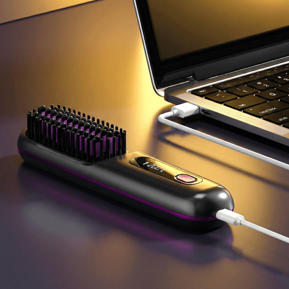Dolcena™ Cordless Ionic Hair Straightener Brush