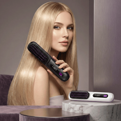 Dolcena™ Cordless Ionic Hair Straightener Brush