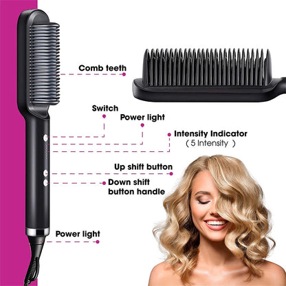 Dolcena™ Premium 2 In 1 Hot Comb (Negative Ion)