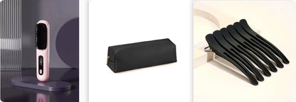 Dolcena™ Cordless 2 In 1 Hot Comb (Negative Ion, USB Charging)