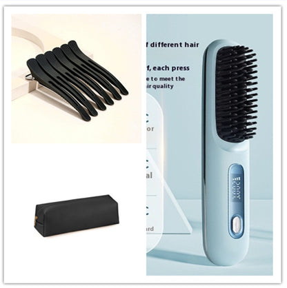 Dolcena™ Cordless 2 In 1 Hot Comb (Negative Ion, USB Charging)